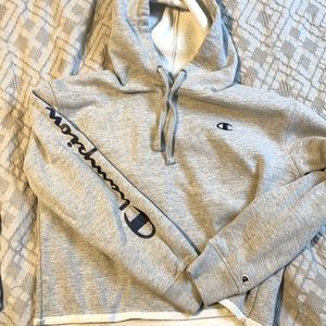 Champion cropped hoodie